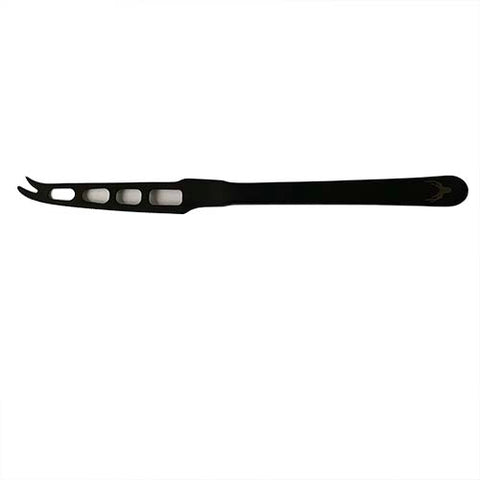 Black Cheese Knife With Stags Head Motif