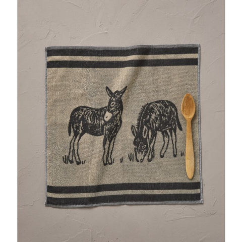Donkey Kitchen Square  Towel