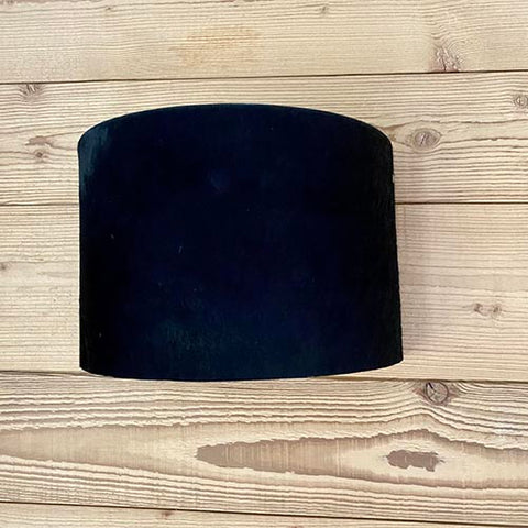 Black Cowhide Chalet Chic Wall Light