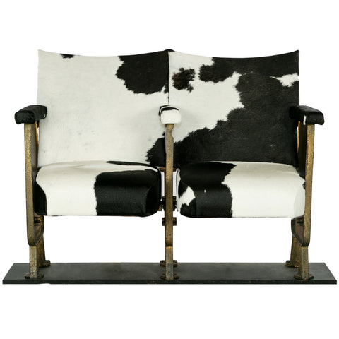 Grey Shearling Sheepskin Chair
