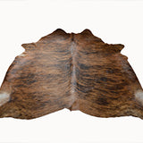 Exotic Brown and white cow hide