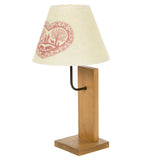 Rustic Lamp With Alpine Style Shade