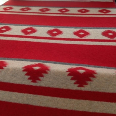 Navajo Style Red Blanket