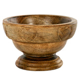 Small Wooden Bowl With Carved Heart Decoration