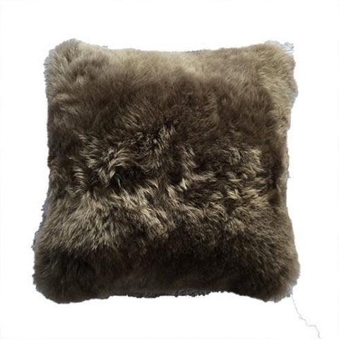 Taupe Shorn Icelandic Sheepskin Cushions