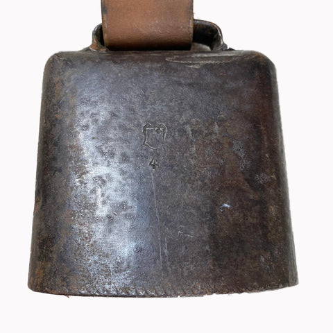 Vintage Cowbell on Leather Strap