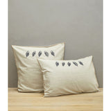 Wild-Stone Coloured Bedding Set With Embroidered Owls