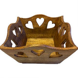 Bread Basket With Cut Out Hearts