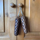 Carved Wooden Decorative Pine Cone