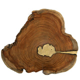 Angel des Montagnes Acacia Log Occasional Table filled with 