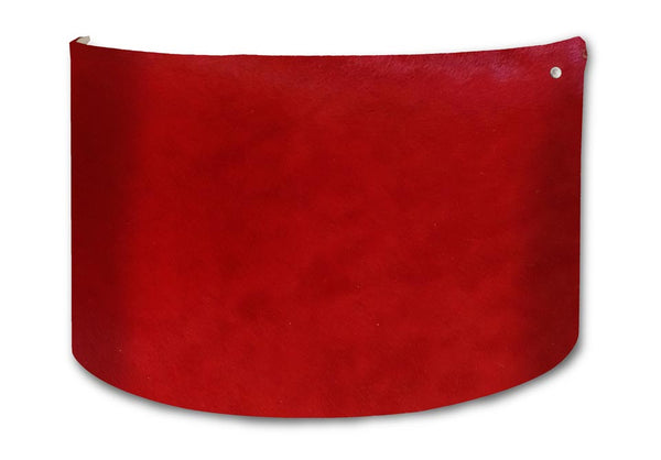Red Cowhide Chalet Chic Wall Light