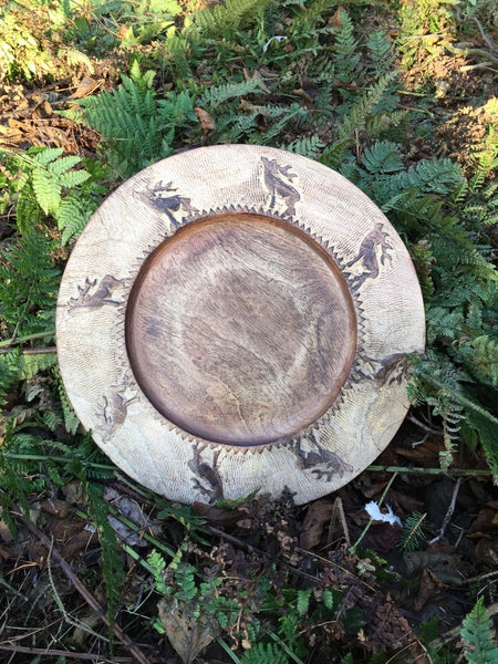 Stag Wooden Platter